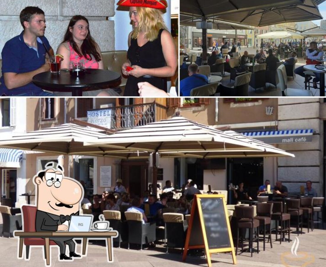 Interijer Malog Caffea u Rijeci